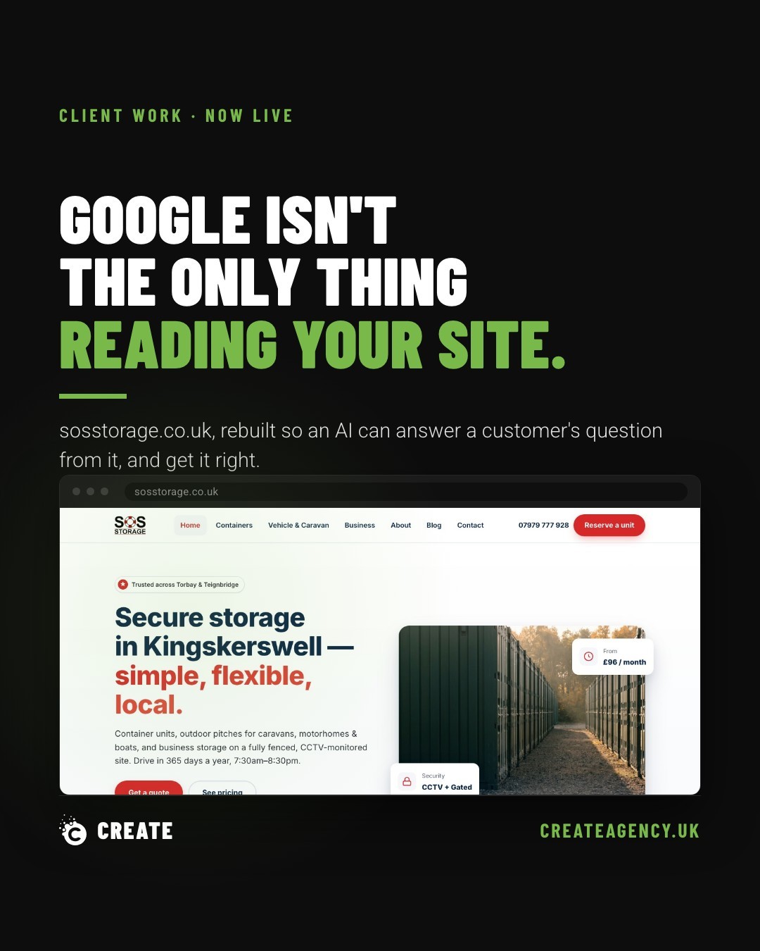 Why SOS Storage Rebuilt Its SEO for AI Search Engines