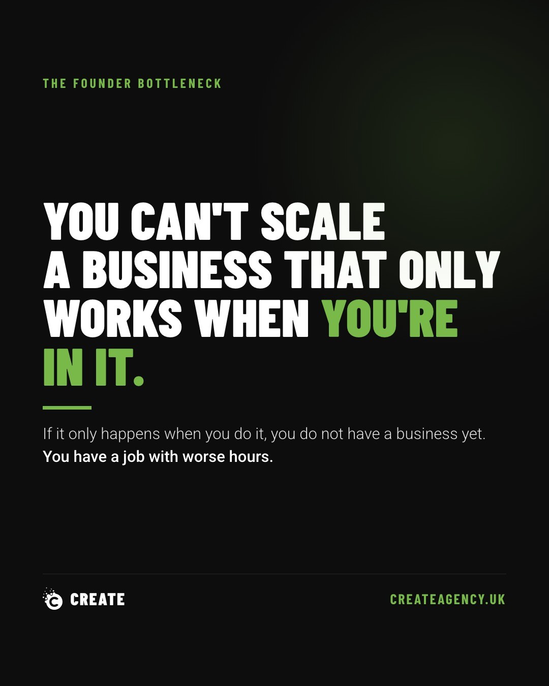 When Working Harder Stops Being a Growth Strategy