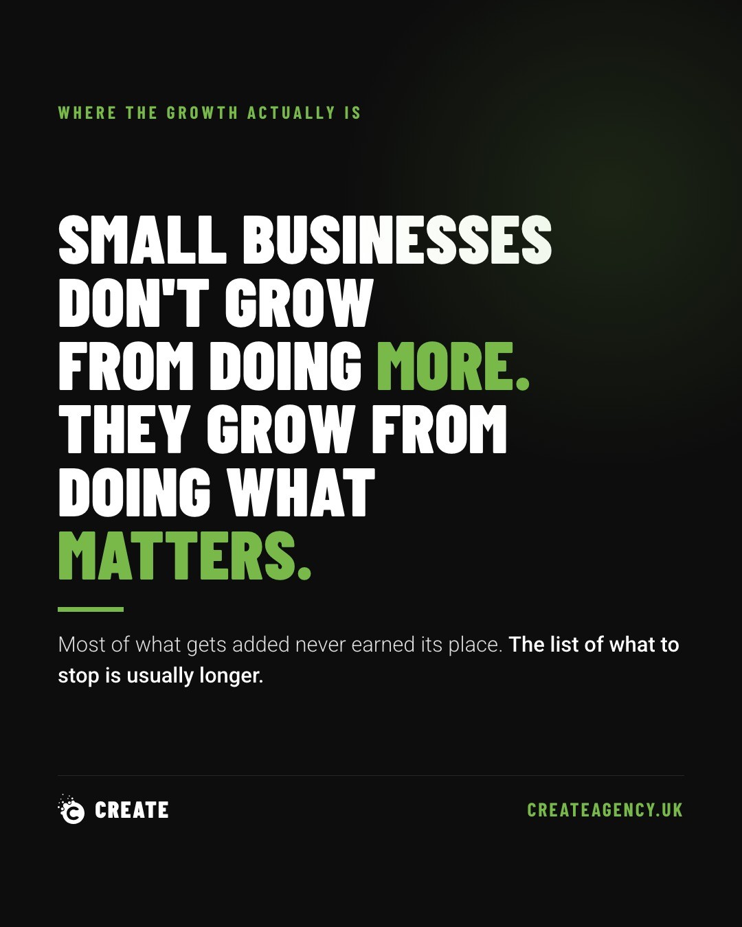 Small Business Marketing: Stop Being Busy, Start Being Effective